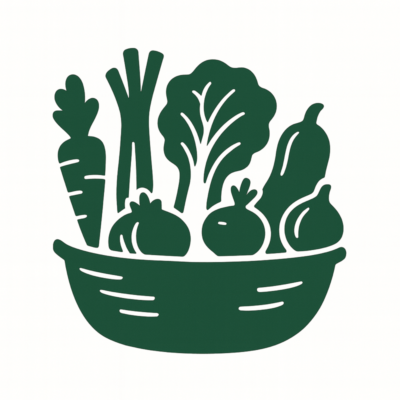 Panier de légume au détail